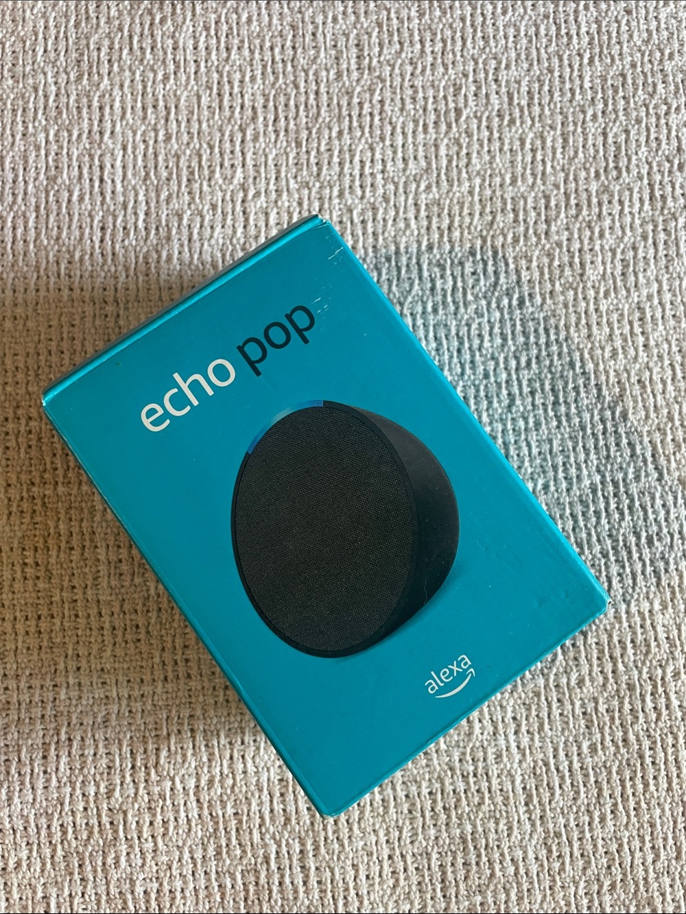 Amazon Echo Pop Smart Speaker - Teal Box